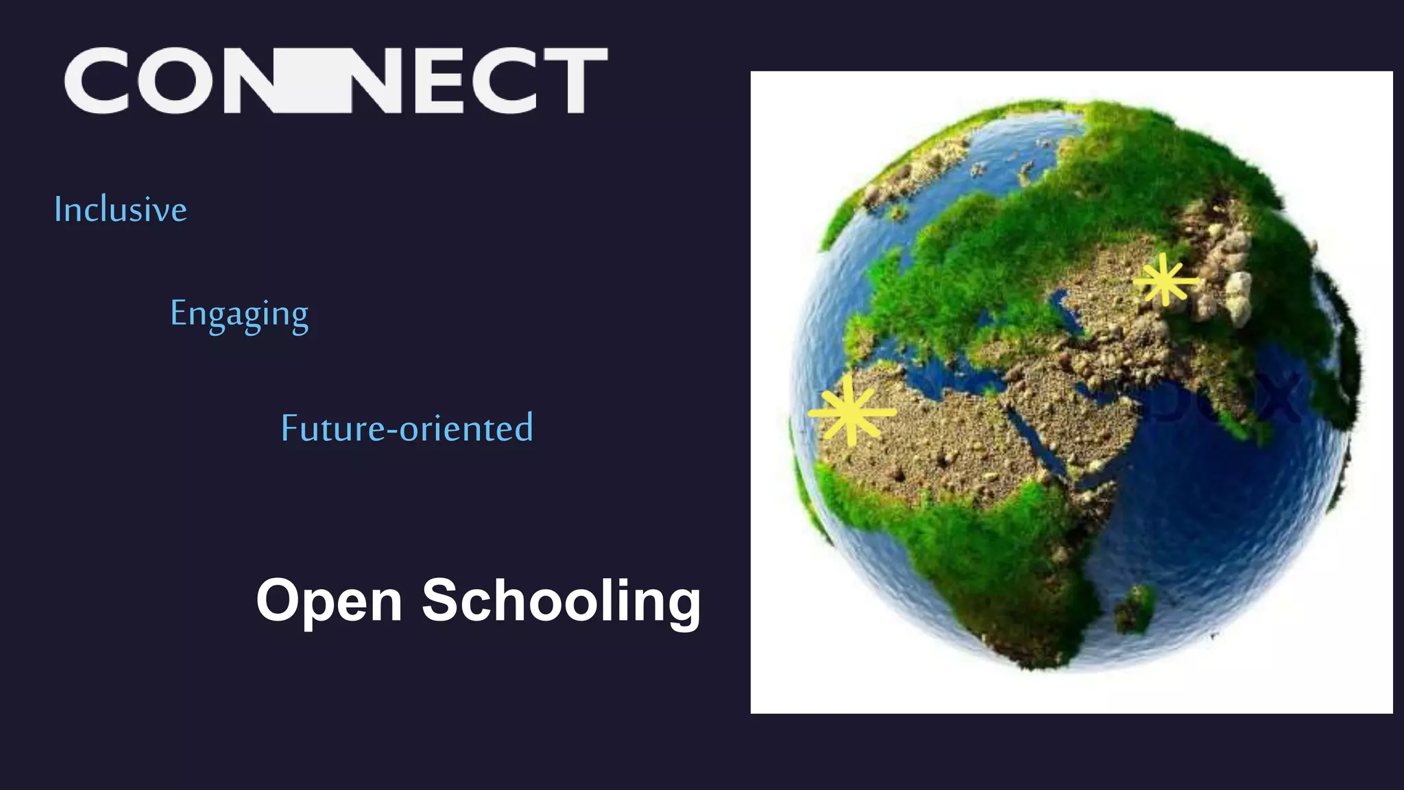 Open Schooling
Inclusive
Engaging
Future-oriented
 