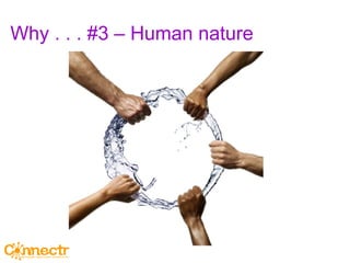 Why . . . #3 – Human nature 