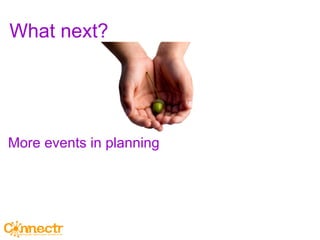 What next? More events in planning 