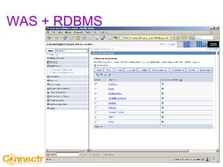 WAS + RDBMS 
