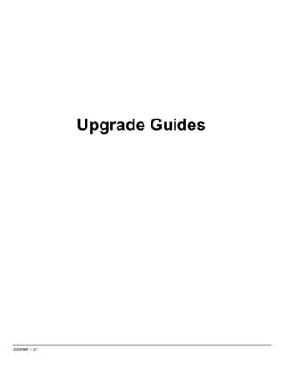 Upgrade Guides

Tutorials - 21

 