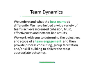 Connectthe Dots Overview