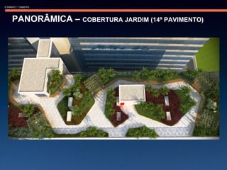 PANORÂMICA –  COBERTURA JARDIM (14º PAVIMENTO) 