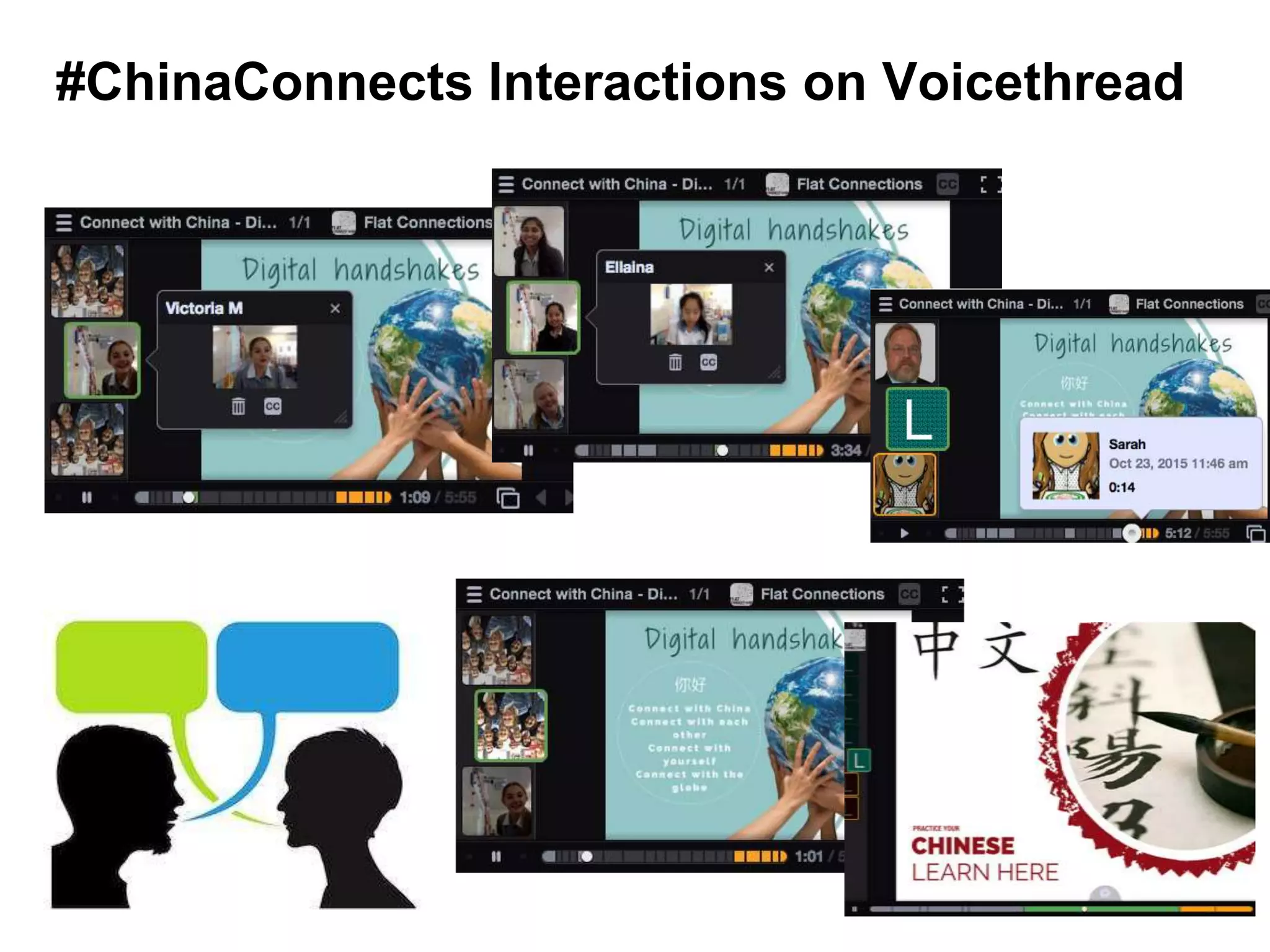 #ChinaConnects Interactions on Voicethread
 
