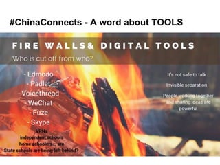 #ChinaConnects - A word about TOOLS
 