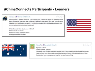 #ChinaConnects Participants - Learners
 