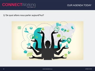 2018-03-09www.bctalents.ca12
1/ De quoi allons nous parler aujourd’hui?
OUR AGENDA TODAY
 