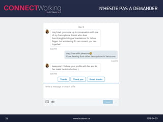 2018-04-03www.bctalents.ca29
N’HESITE PAS A DEMANDER
 