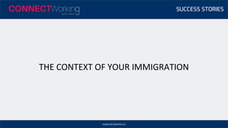 www.bctalents.ca
THE CONTEXT OF YOUR IMMIGRATION
SUCCESS STORIES
 