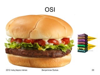 OSI




2012 metų liepos mėnesio 3 diena   Benjaminas Šulcas   29
 