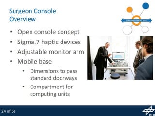 MiroSurge: Research Platform for Robotic Surgery