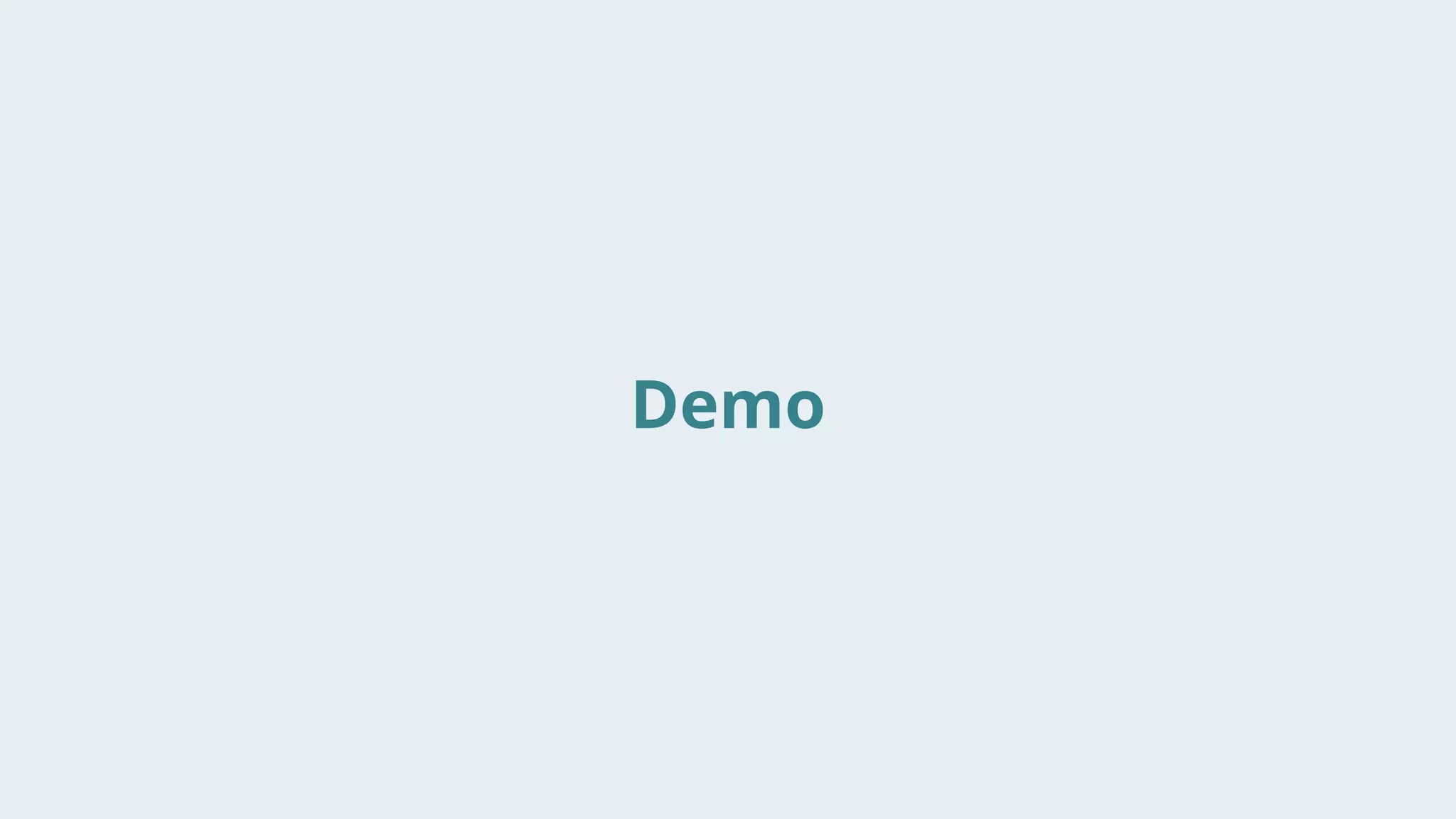 Demo
 