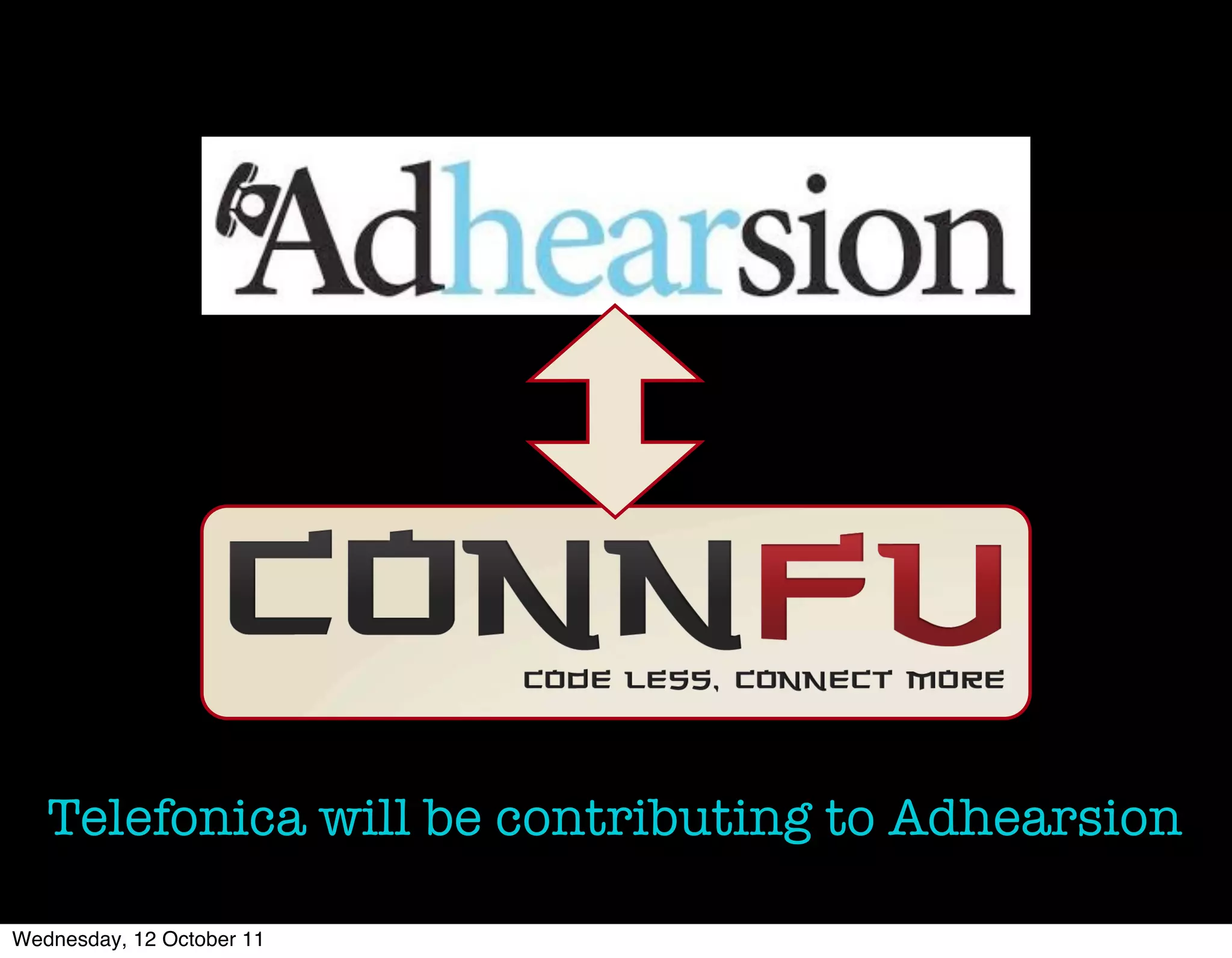 Telefonica will be contributing to Adhearsion

Wednesday, 12 October 11
 