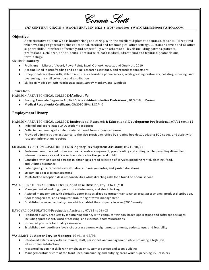 Connie Scott S Resume And Cover Letter 4 15 12