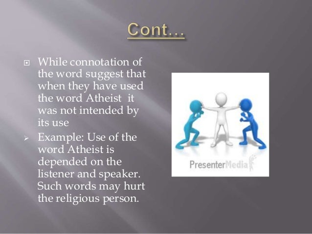 Connotative and denotative usage of language by Ami Sojitra