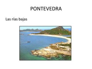 PONTEVEDRA
Las rías bajas
 