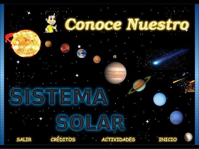 conoce nuestro sistema solar nuestro sistema solar