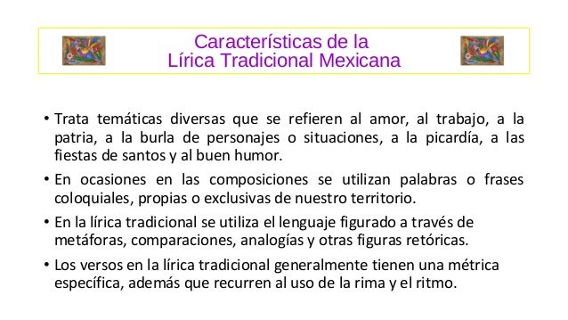 Que Es La Lirica Tradicional Mexicana www.slideshare.net