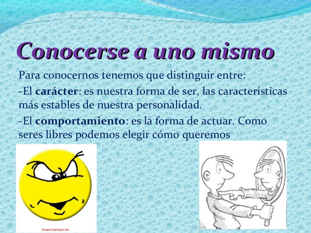 Conocerse a uno mismo