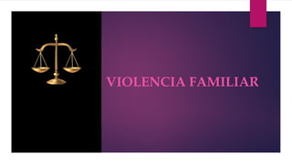 VIOLENCIA FAMILIAR
 