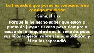 CONOCIENDO LA INIQUIDAD | PPTX