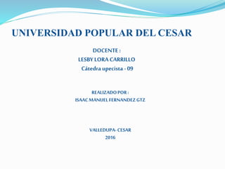Conociendo la universidad popular del cesar | PPTX