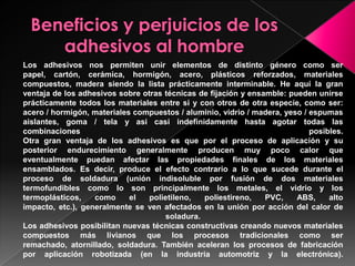 Conociendo Los Adhesivos