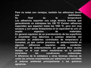 Conociendo Los Adhesivos