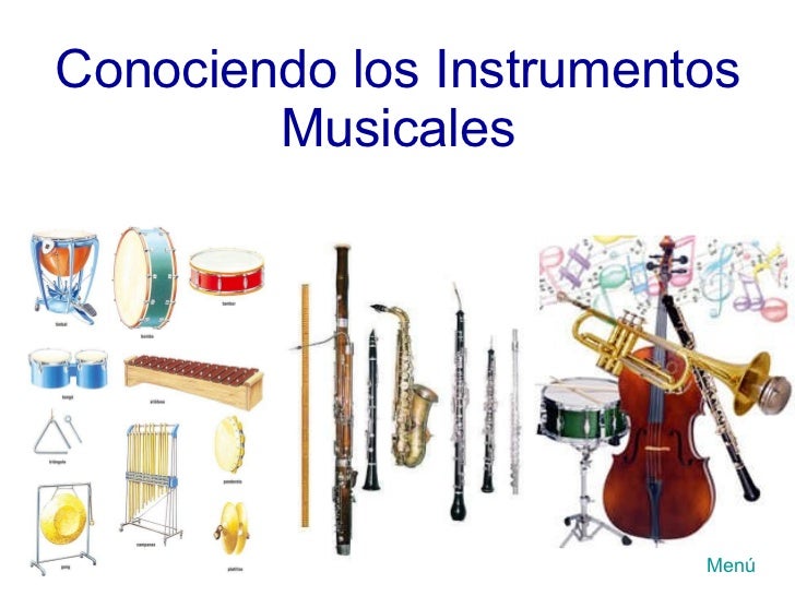 Conociendo los instrumentos musicales
