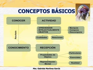 CONCEPTOS BÁSICOS
Msc. Gabriela Martínez García