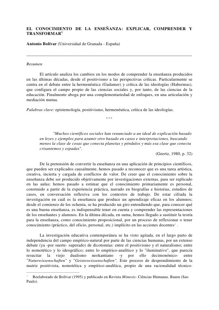 Conocimiento ejemplo