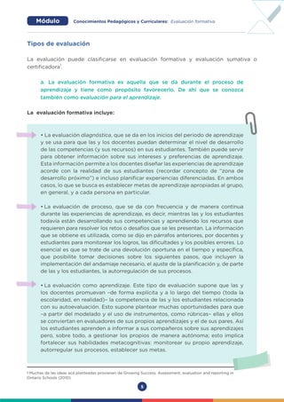 Evaluación formativa - fasciculo para nombramiento docente 2022 | PDF