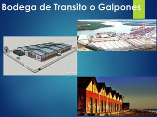 Bodega de Transito o Galpones
 