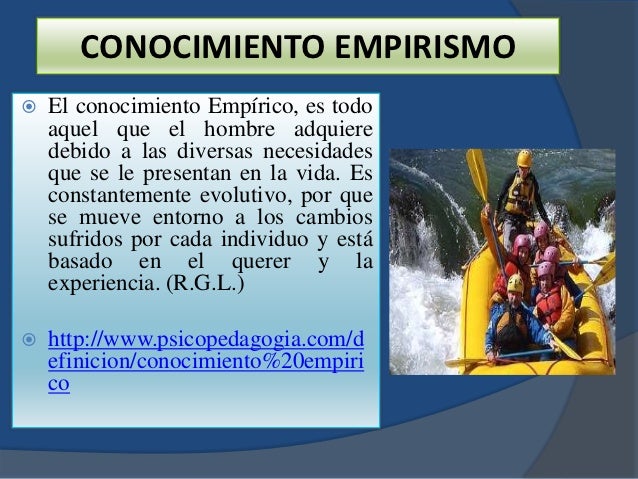 Conocimiento empirico