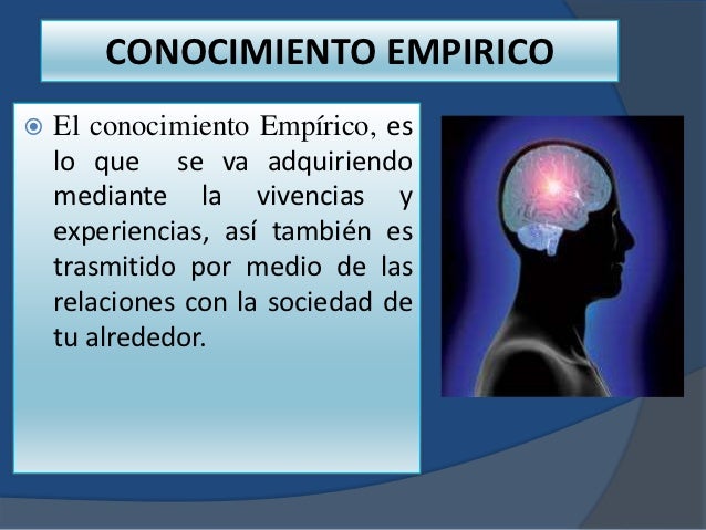 Que Es Conocimiento Empirico Ejemplos Caracteristicas - vrogue.co