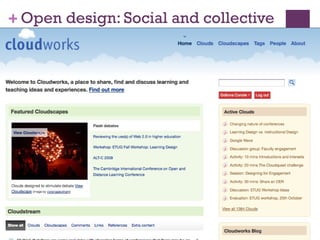 Open design: Social and collective 