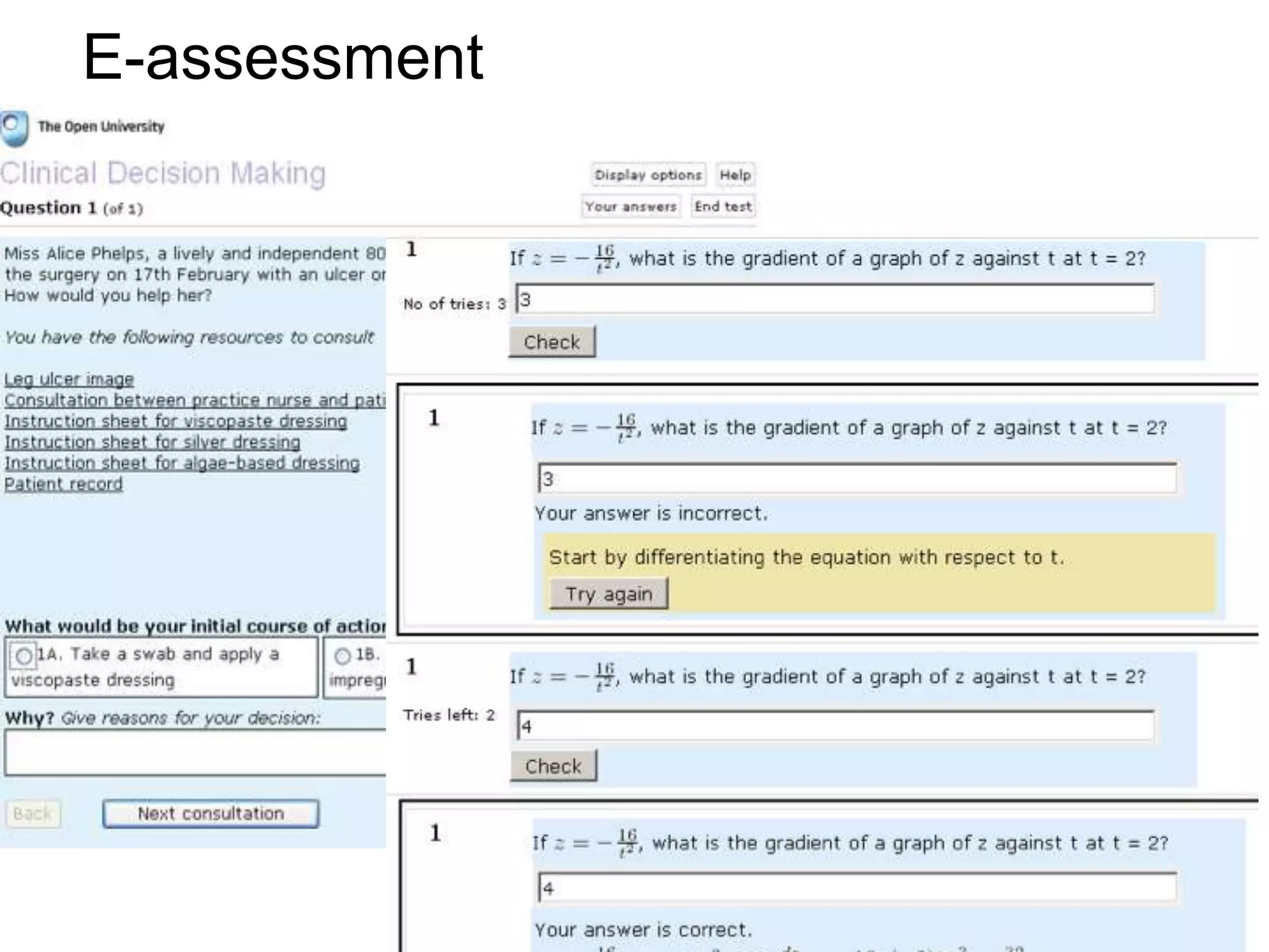 E-assessment