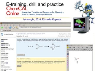 E-training, drill and practiceMcNaught, 2010, Edmedia Keynote