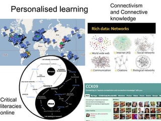 Connectivism and Connective knowledge Personalised learningCritical literacies online