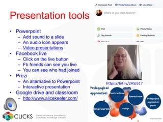 Collaboration tools
• Google wiki
– Can co-edit
– Add text, URLs, images
and videos
– Invite only or open URL
79
 