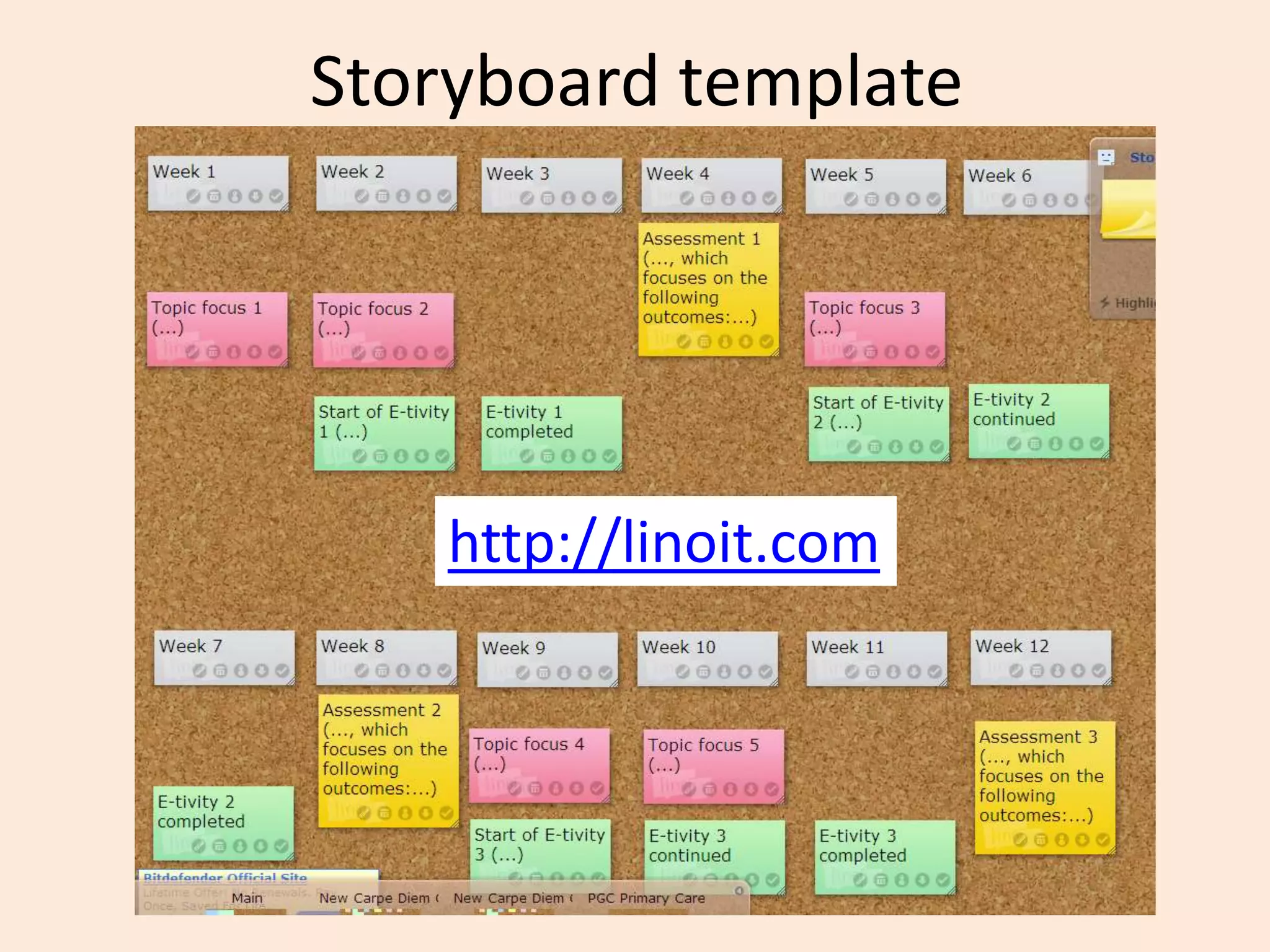 Storyboard template




    http://linoit.com
 
