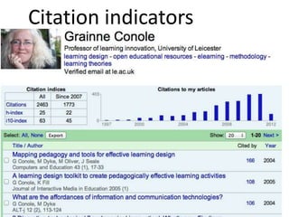 Citation indicators
 