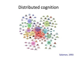 Distributed cognition




                        Salamon, 1993
 