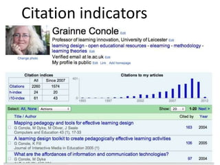 Citation indicators
 