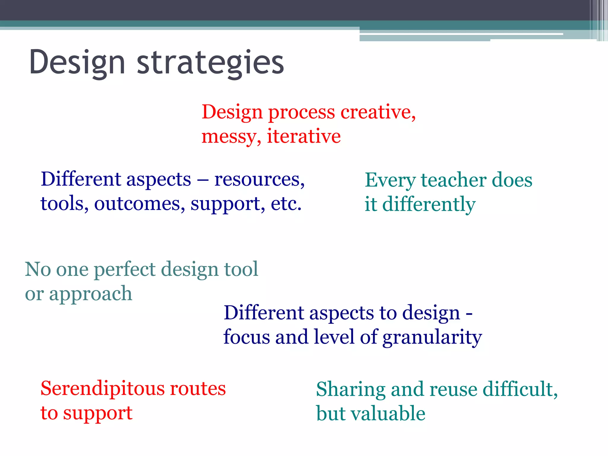 Conole CARDET Workshop 2