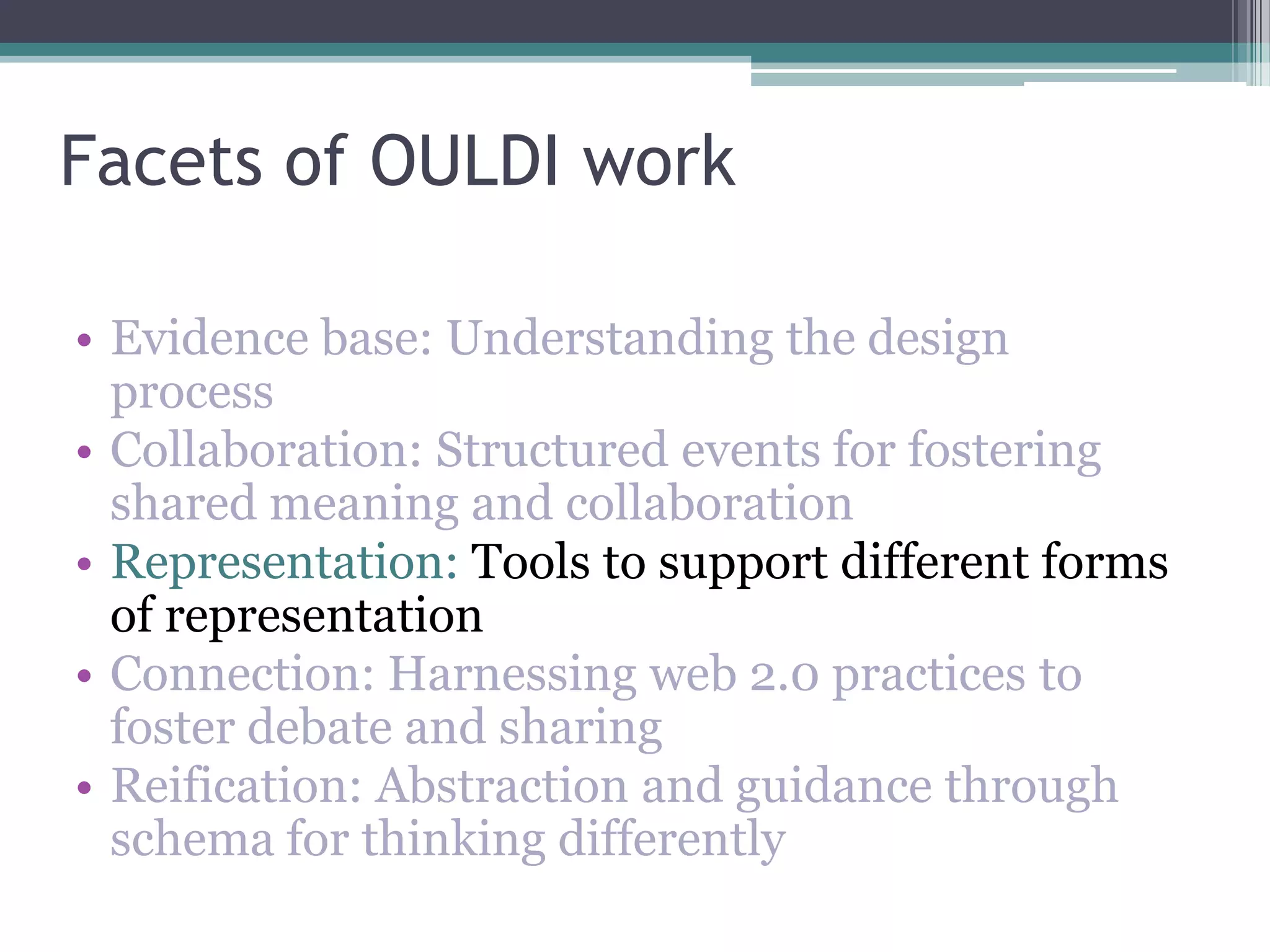 Conole CARDET Workshop 2