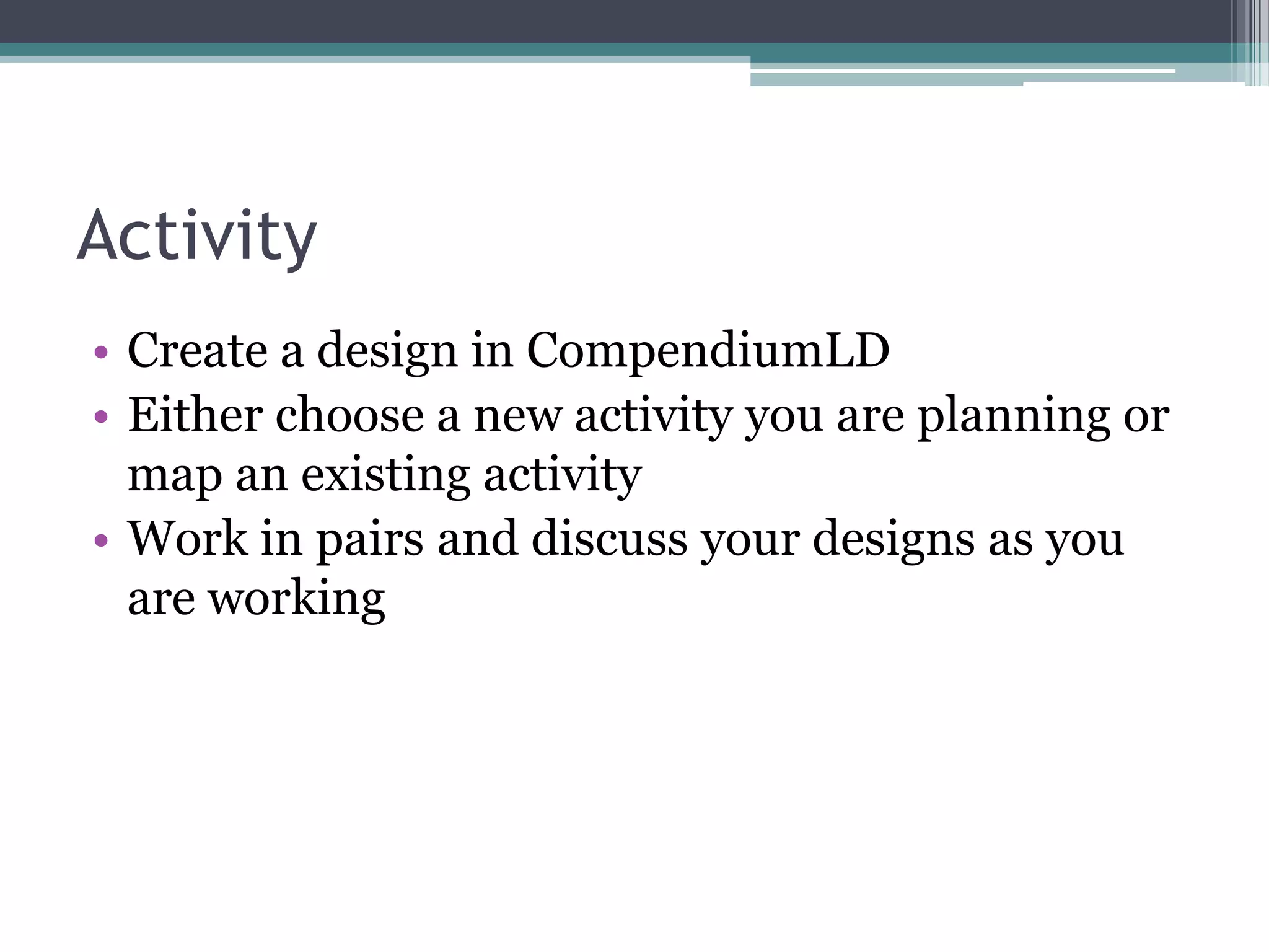 Conole CARDET Workshop 2
