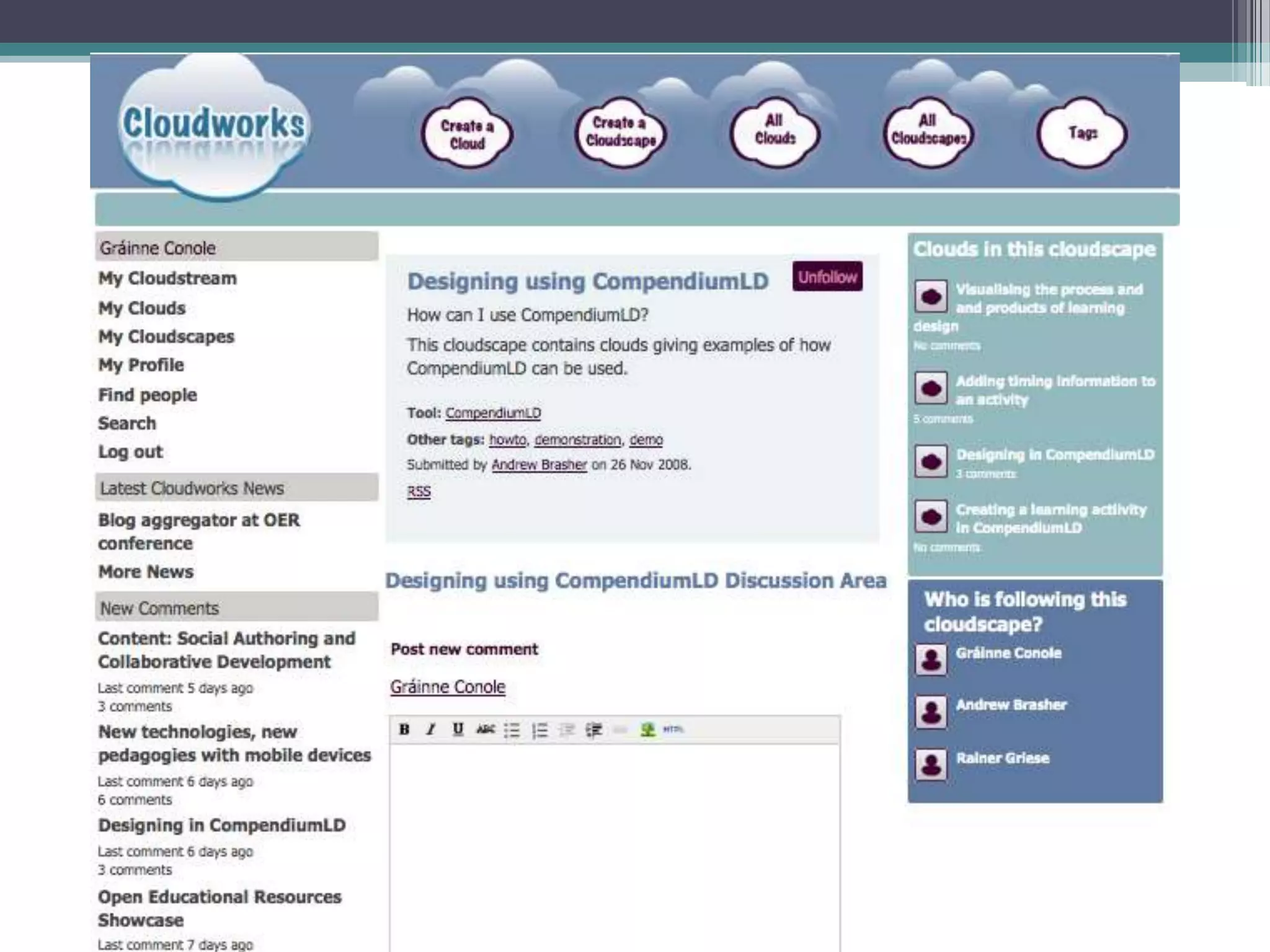 Conole CARDET Workshop 2