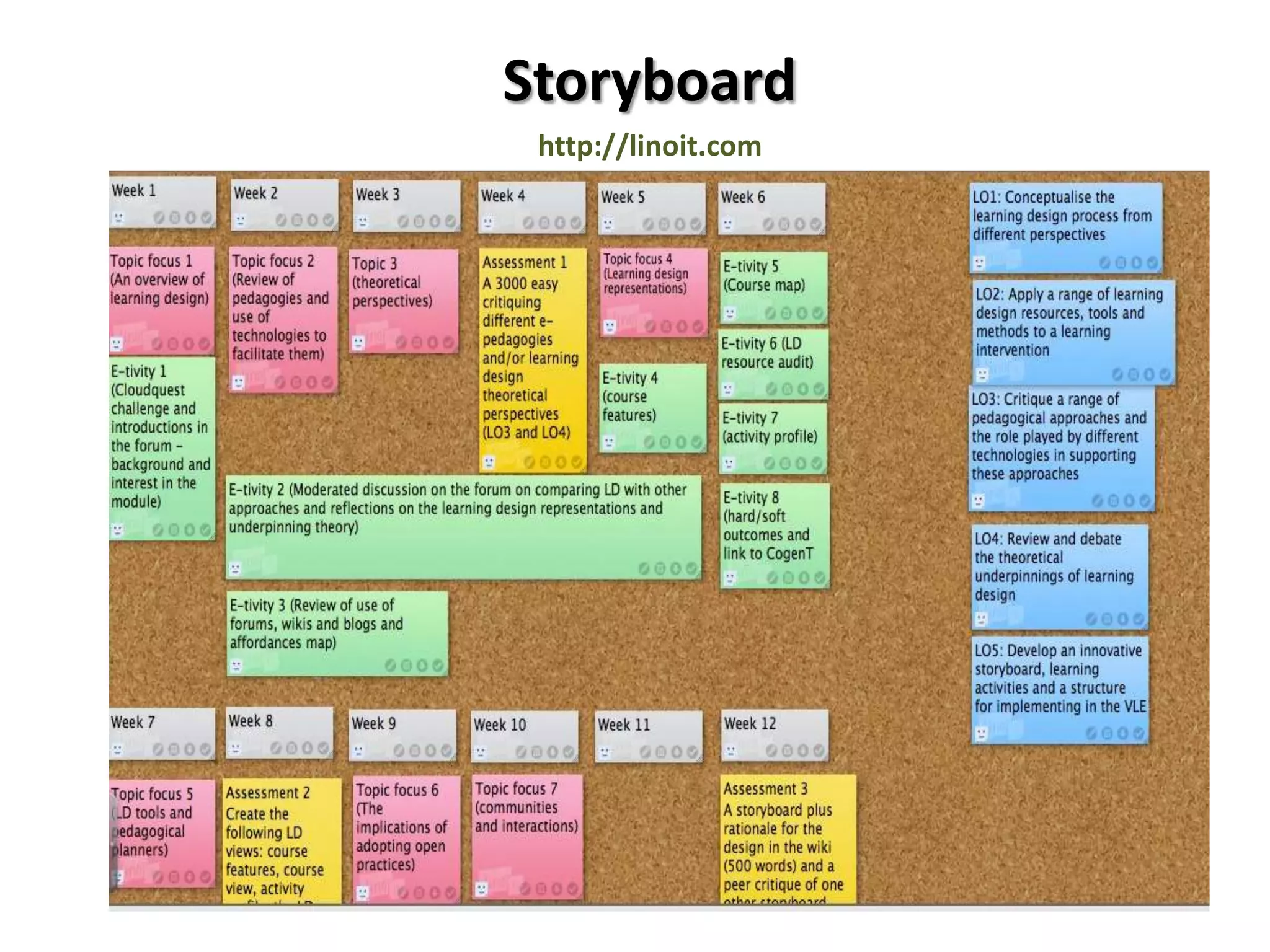 Storyboard
 http://linoit.com
 