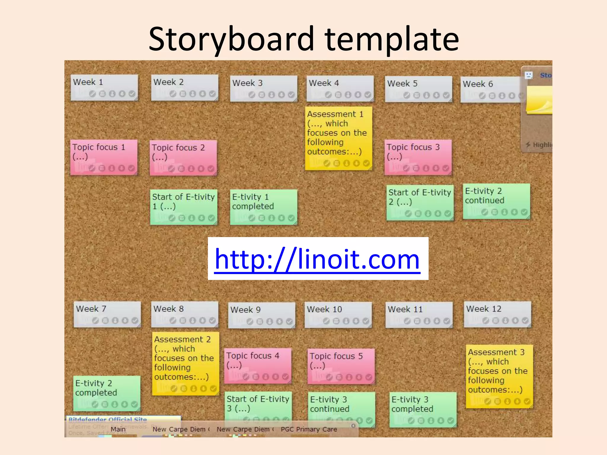 Storyboard template




    http://linoit.com
 